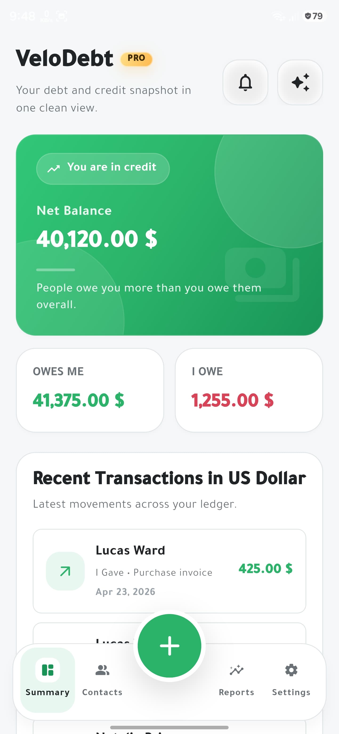 VeloDebt preview